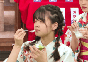 Q.「お祭りでこれは外せない！と言う屋台グルメはありますか？」A.福田真琳「ちりんちりんアイスです。」